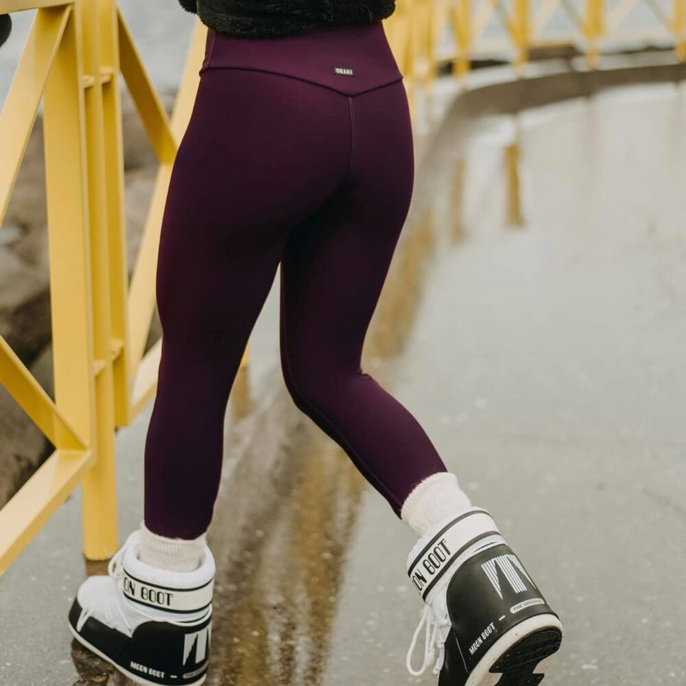ORAKI Warm legging dark velvet MEDIUM